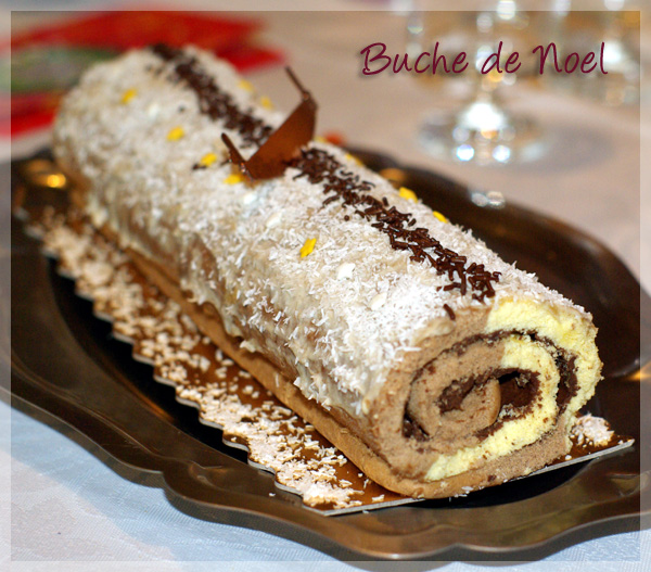 buche banane chocolat