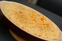A cette période de l’année, j’aime faire des gratins, et l’un que je fais souvent est un hachis parmentier avec des courgettes.