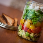 Salade in a jar