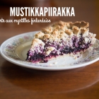 Tarte aux myrtilles finlandaise (Mustikkapiirakka)