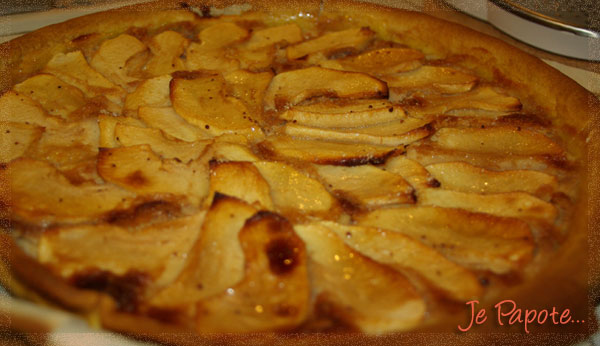 Tarte aux pommes à la cannelle facile