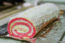 buche chocolat blanc framboise