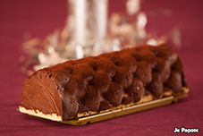 buche noel chocolat praliné