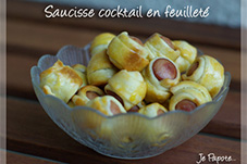 feuilletés aux saucisses