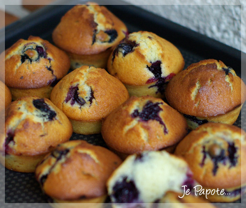 muffins aux myrtilles