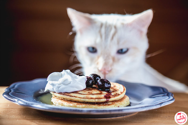 fluffy pancakes myrtilles