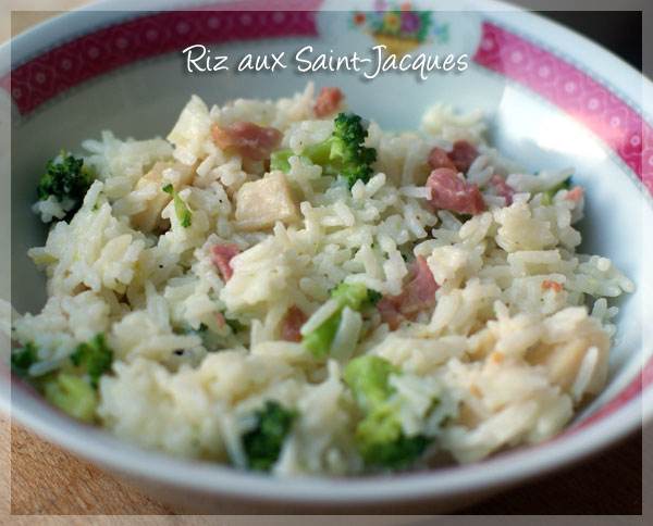 Riz Aux Noix De Saint Jacques Je Papote