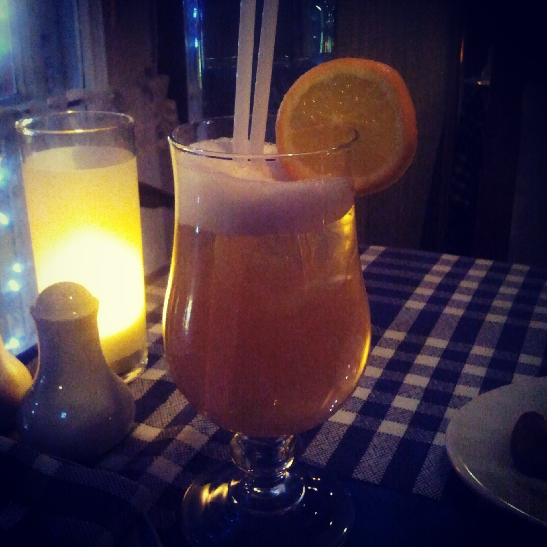 gin fizz canneberges