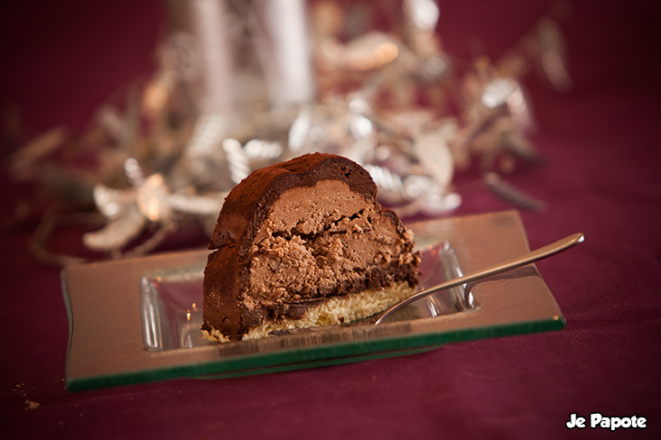 Buche de Noel chocolat praliné