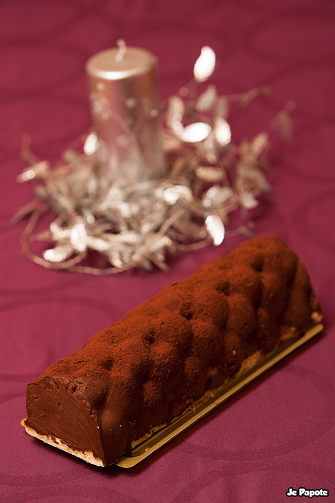 Buche de Noel chocolat praliné