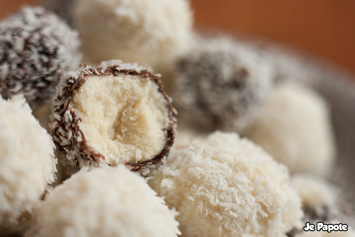 truffes chocolat blanc