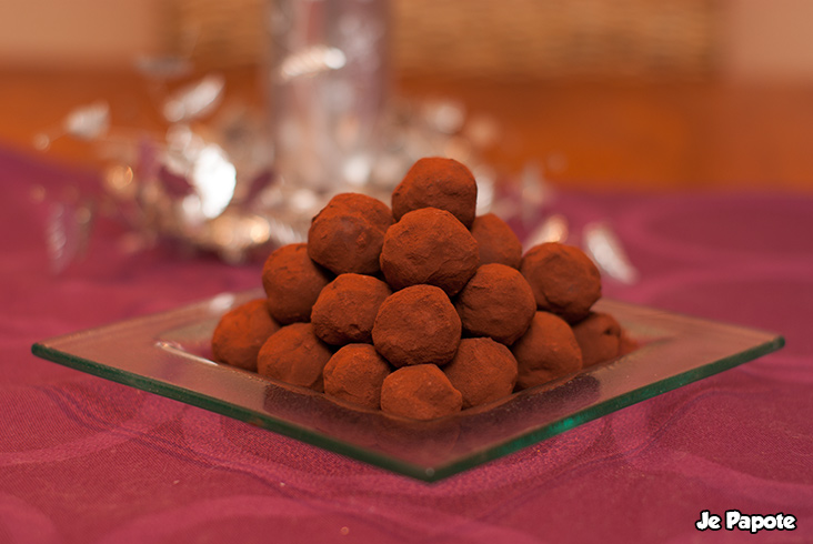 Truffes au chocolat maison, recette facile