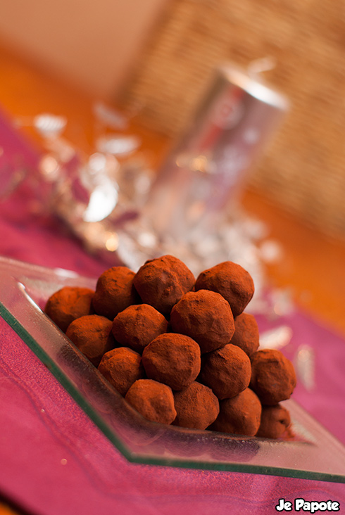 Truffes au chocolat