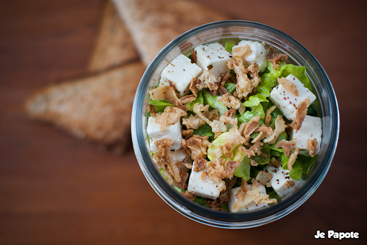 Salade in a jar