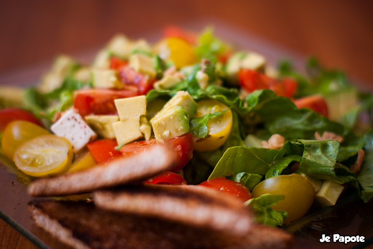 Salade in a jar