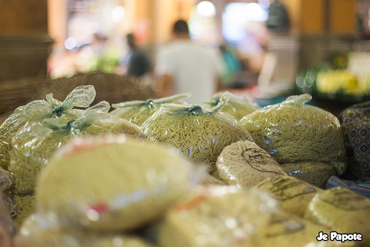 mine sur une étale au marché de port louis