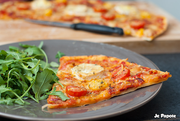 Pizza chorizo chèvre