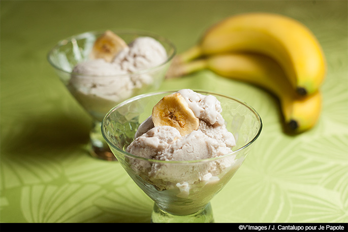 glace a la banane