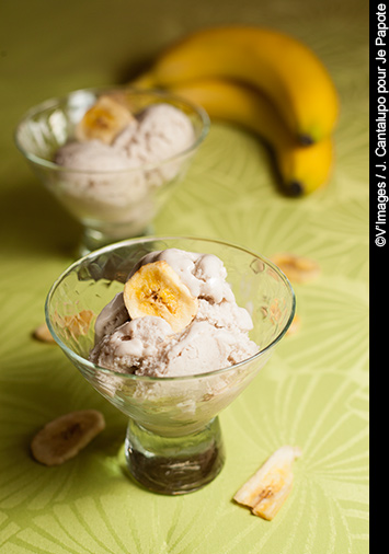 glace à la banane