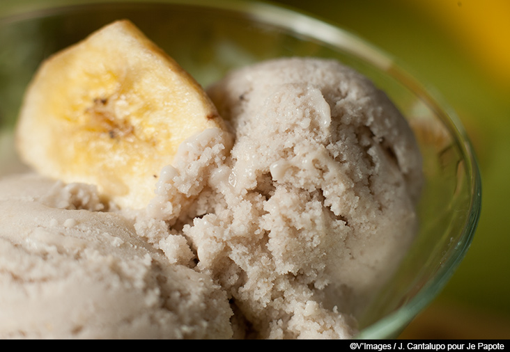 glace à la banane