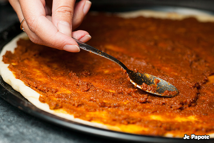 Caviar de tomate pour le fond de pizza