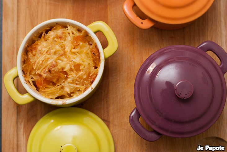 gratin de courge individuel