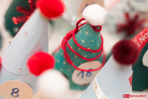 cone calendrier de l'avent