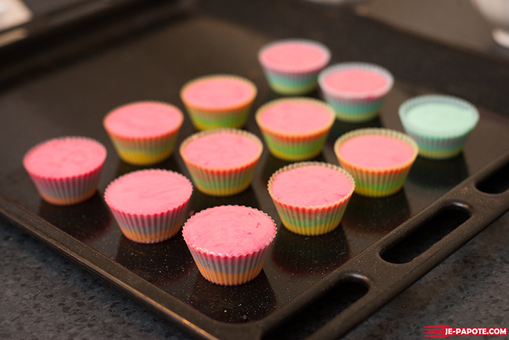 rainbow cupcake