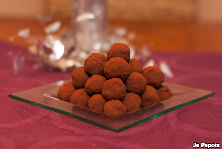 Recette Truffes au chocolat faciles