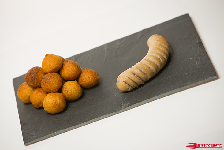 boudin blanc pomme dauphine