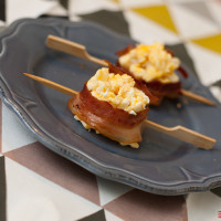 oeufs brouilles poitrine de porc