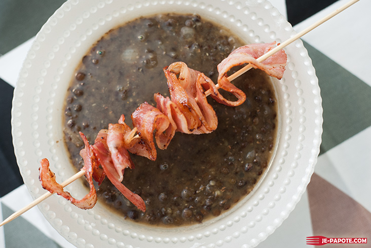 soupe de lentilles vertes