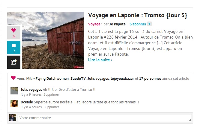 Une Lifestyle Hellocoton
