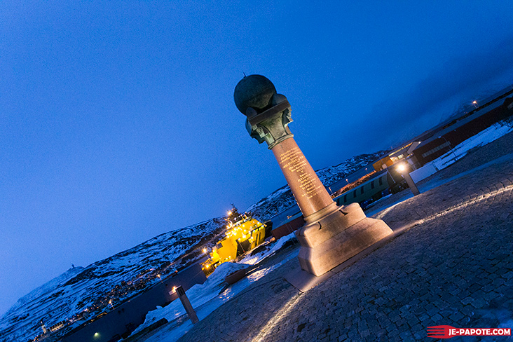 Borne arc géodésique Hammerfest