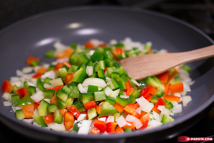 préparation chili con carne