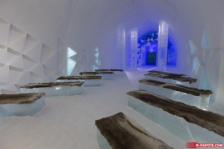 Eglise de glace Ice Hotel