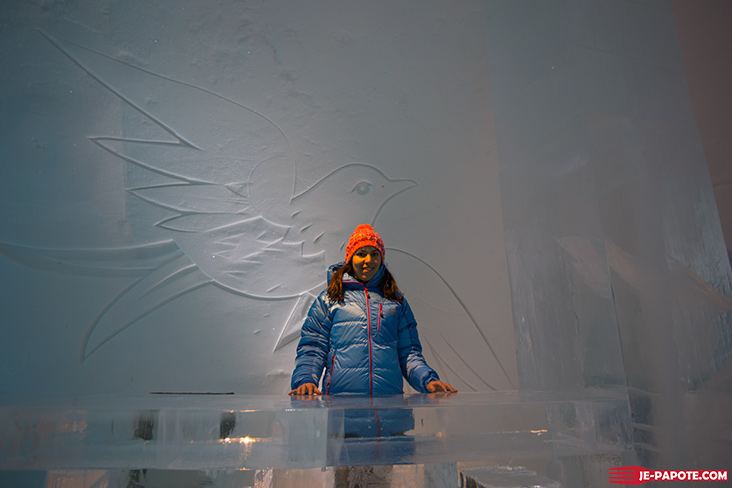 Hall Ice Hotel Suède