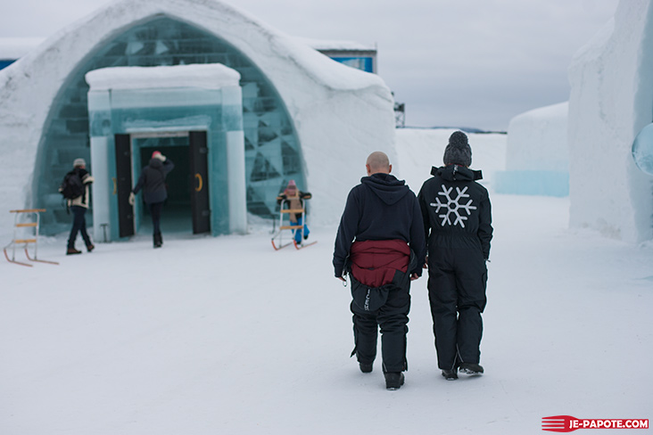 Entrée Ice Hotel Suède