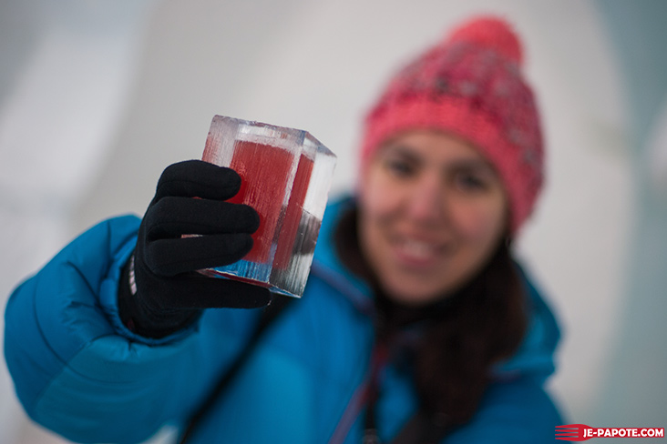 verre en glace