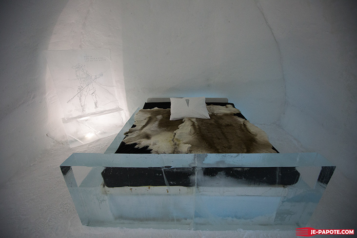 Chambre Ice Hotel Suède