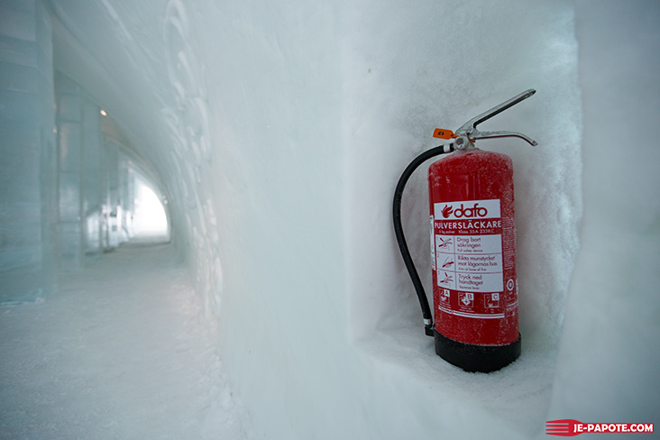 Extincteur Ice Hotel