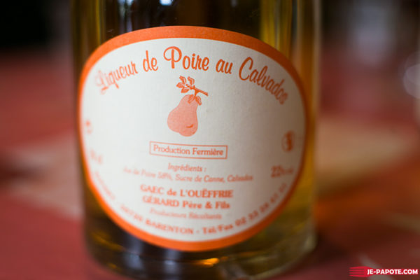 liqueur de poire au Calvados