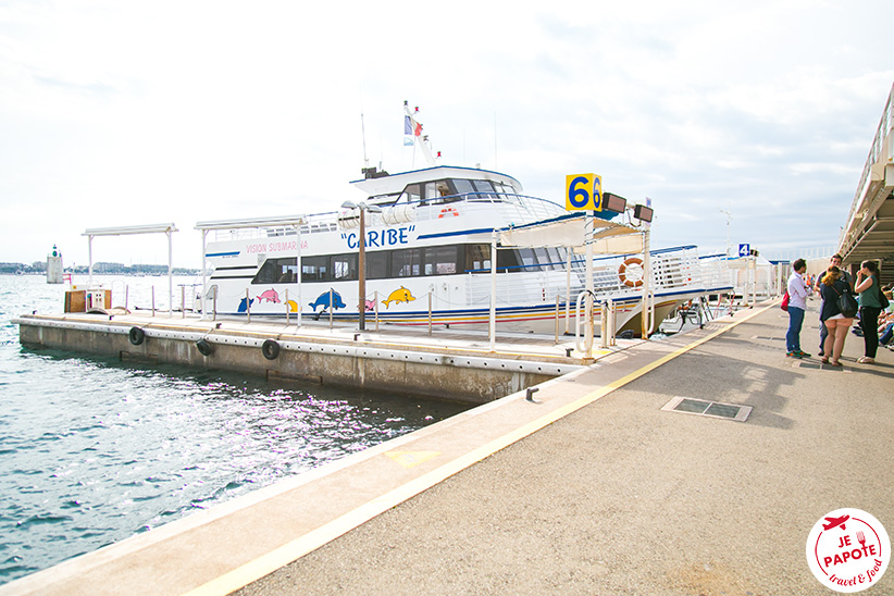 bateau Ile Saint Honorat