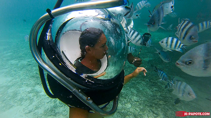 marche sous eau aquaventure