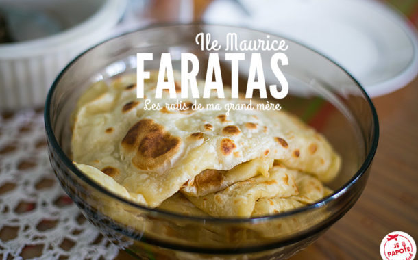 Faratas, spécialité de l'Ile Maurice