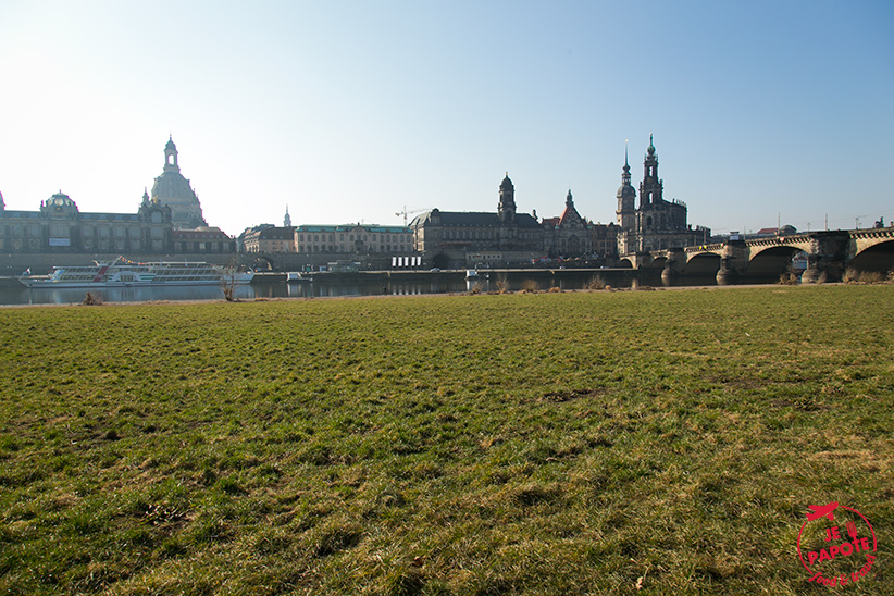 Bord de l'Elbe Dresde