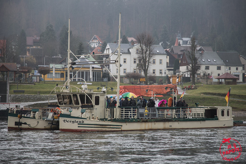 Traversee Elbe Bastei