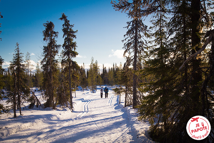 Marche Parc Pallas hiver