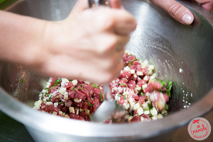 Préparation tartare de veau