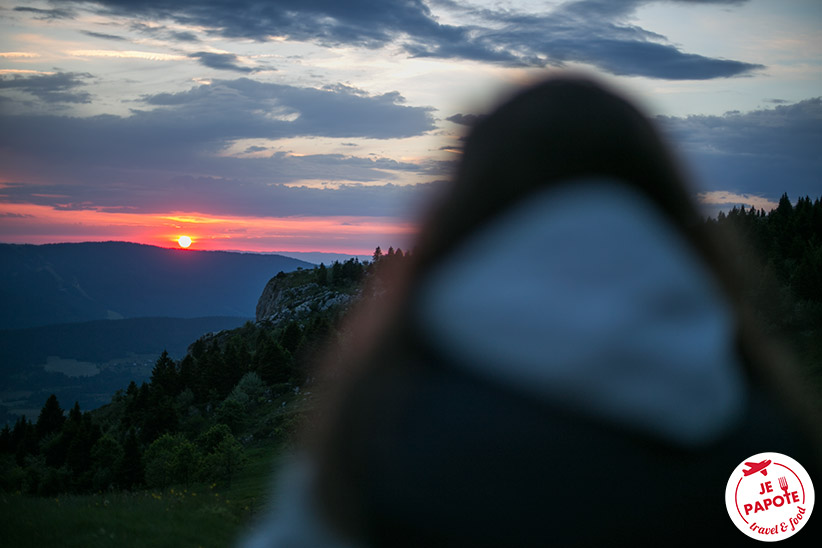 Coucher de soleil Vercors